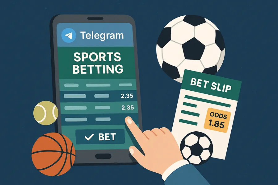 Огляд ставок на спорт у Telegram