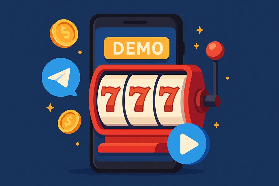 Гра у демо-слоти в Telegram
