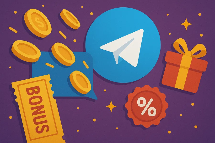 Бонуси на слоти у Telegram казино
