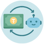 Рух USDT через бота

