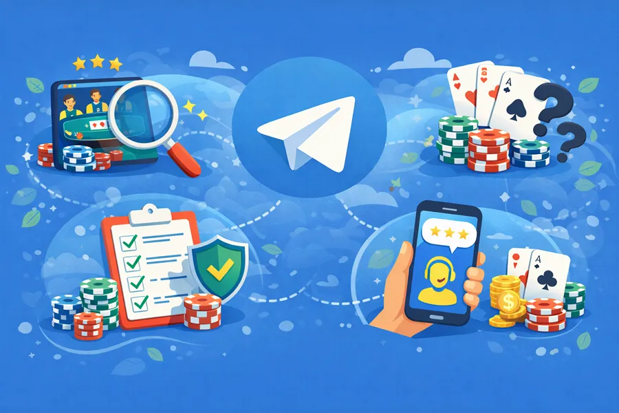 Як вибрати покер у Telegram
