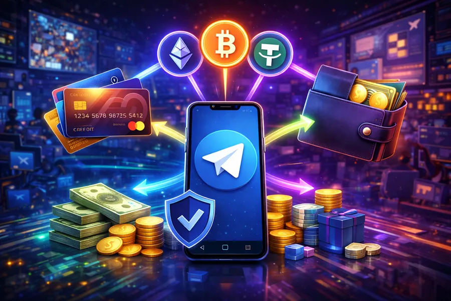 Способи оплати для ставок на кіберспорт у Telegram
