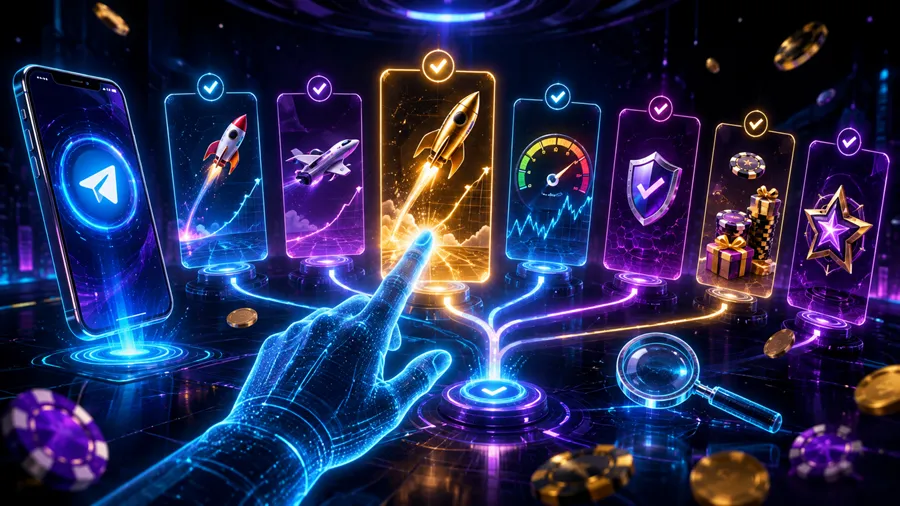 How to Choose Crash Games on Telegram